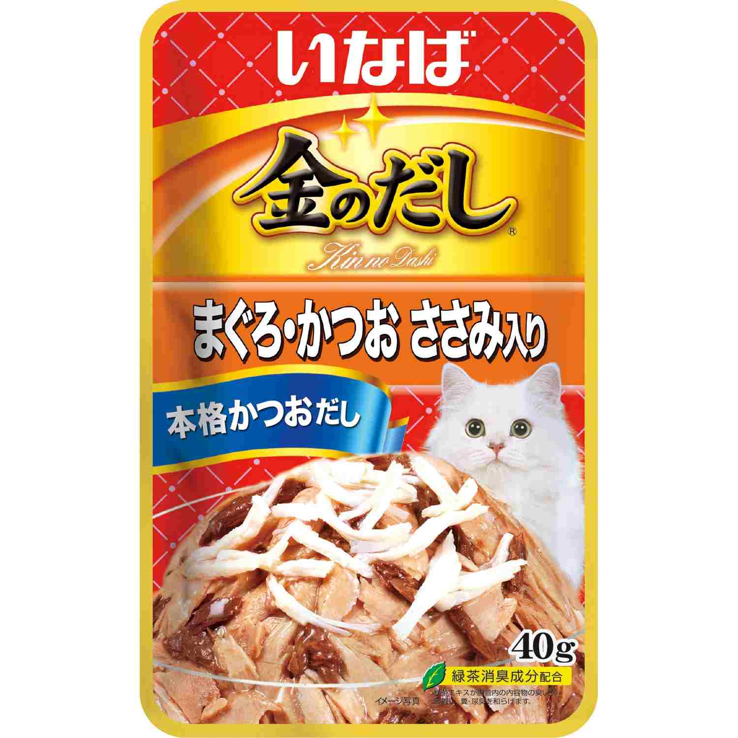 金のだし まぐろ・かつお　ささみ入り 40g