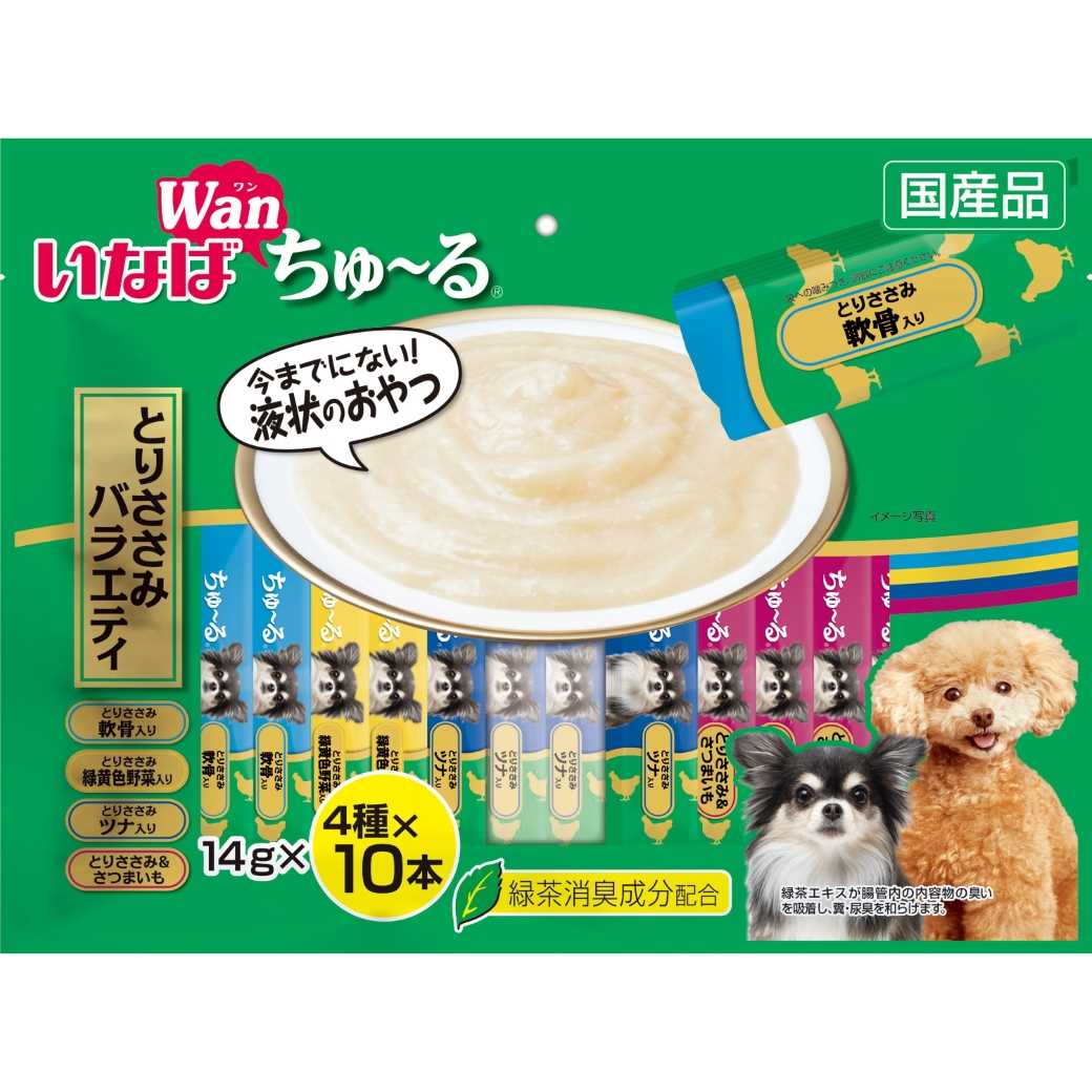いなば ちゅ～る とりささみバラエティ 14g×40本