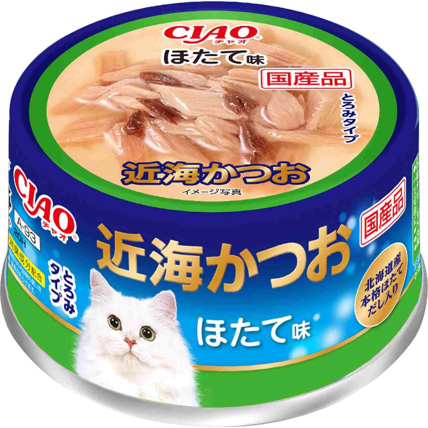 【9月1日終売予定】CIAO 近海かつお ほたて味 80g