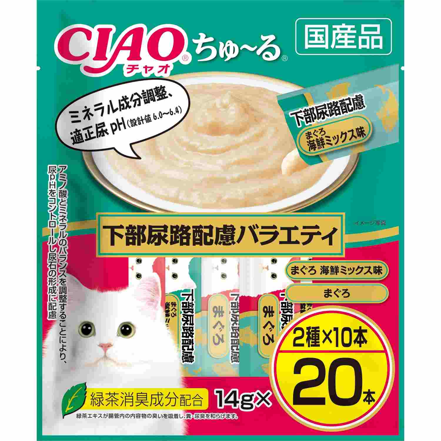 CIAO ちゅ～る 下部尿路配慮 バラエティ 14g×20本