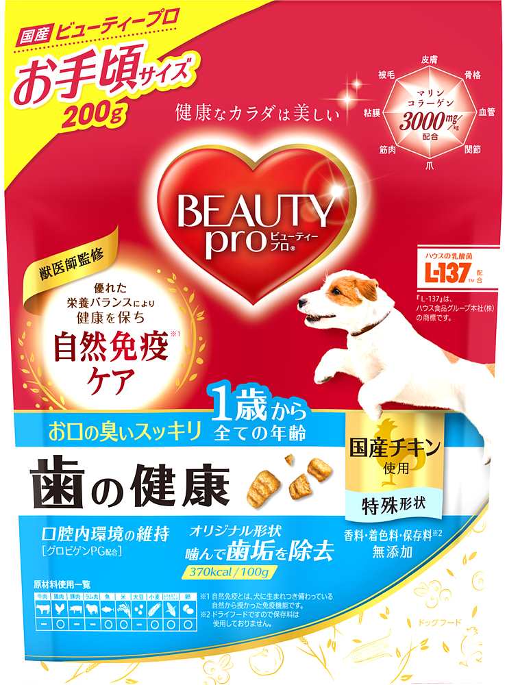 ビューティープロ　ドッグ　歯の健康　1歳から 200g