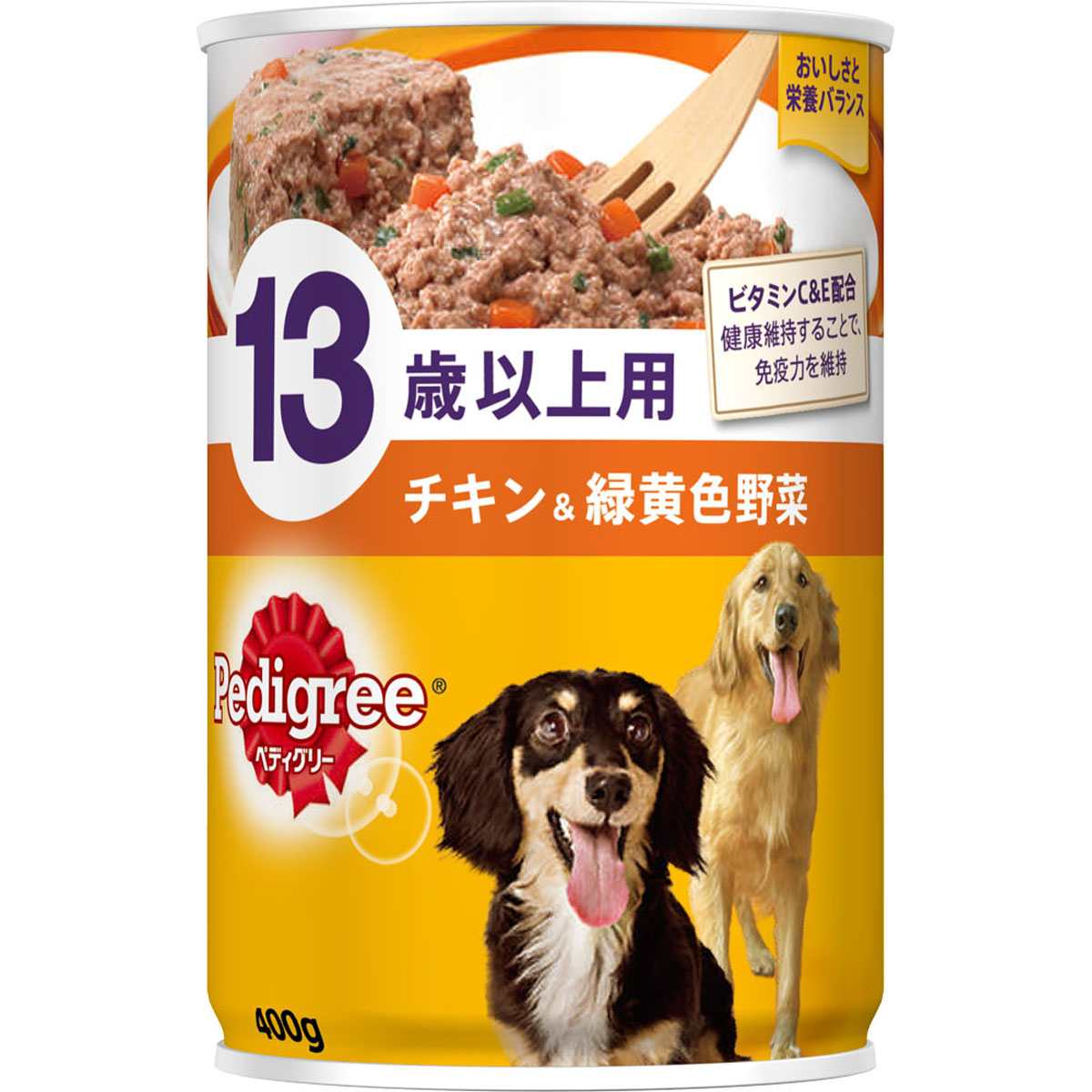 ペディグリー 13歳以上用　チキン＆緑黄色野菜 400g