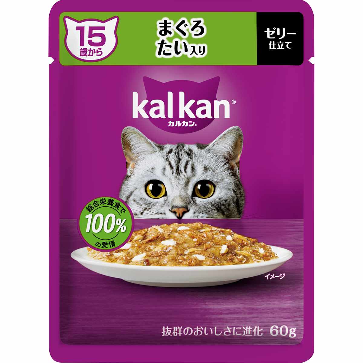 カルカンパウチ　15歳から　まぐろ　たい入り 60g