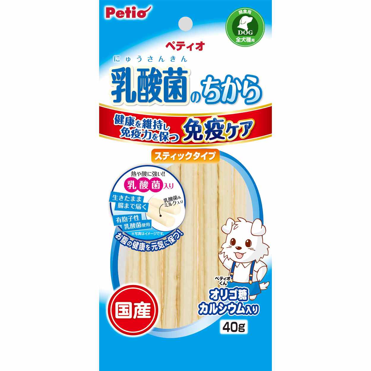 ペティオ 乳酸菌のちから　スティックタイプ　40g