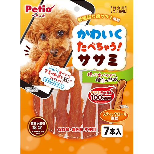 ペティオ かわいくたべちゃう！ササミ　7本入