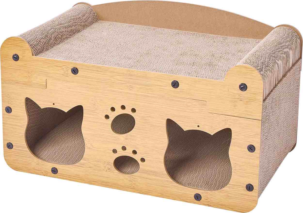 ADD．MATE 猫用おもちゃ　ニャムニャムハウスベッド　タッセルテール