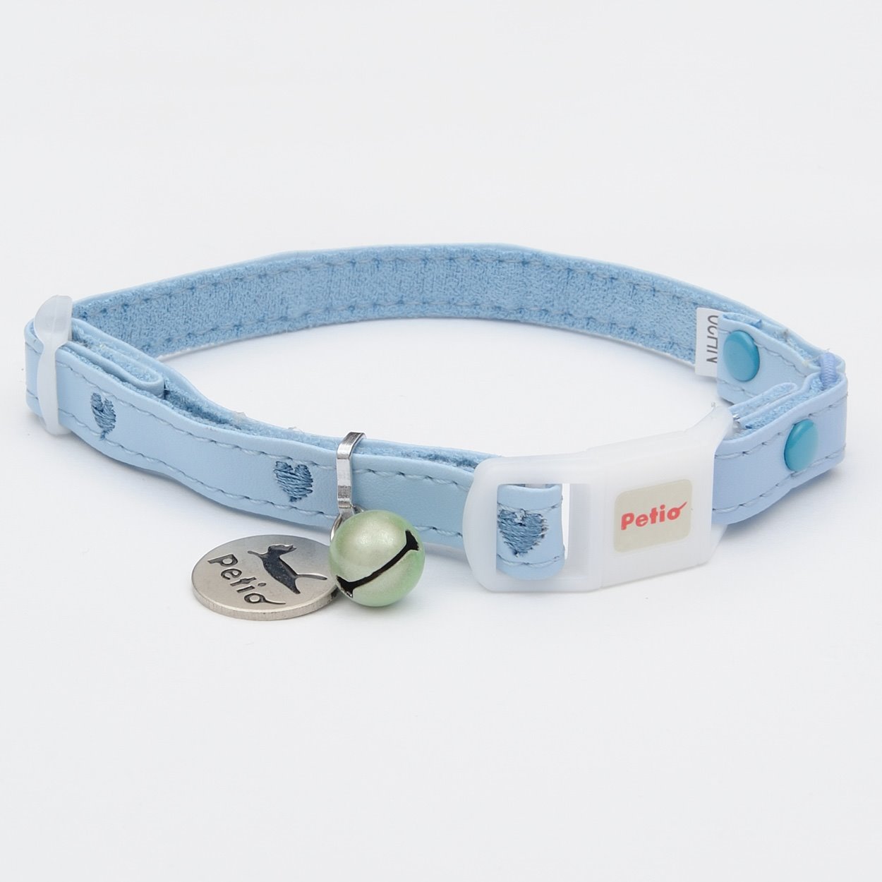 ペティオ CAT　COLLAR　ハートレザーカラー　ブルー