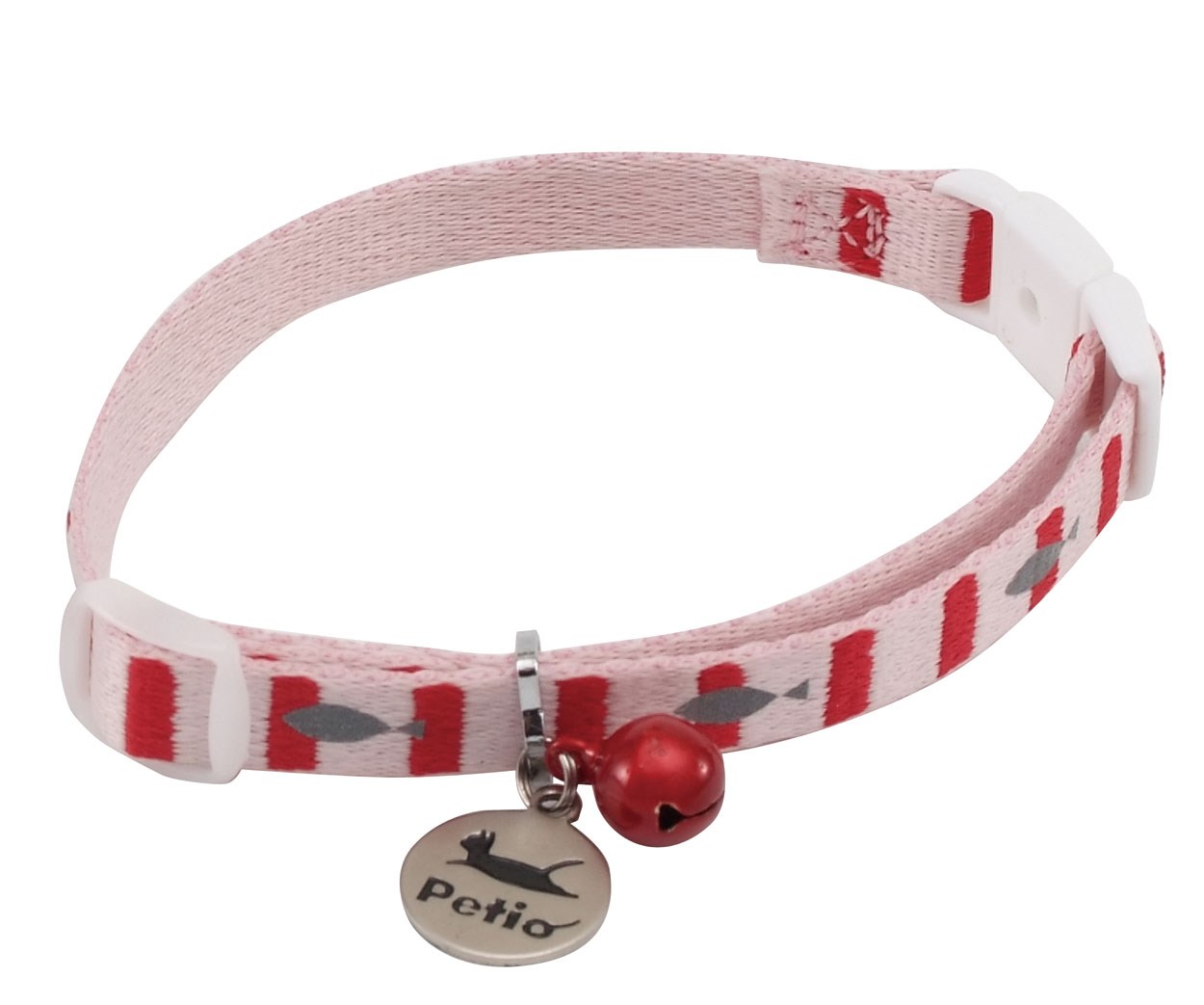 ペティオ CAT　COLLAR　フィッシュボーダーカラー　ピンク