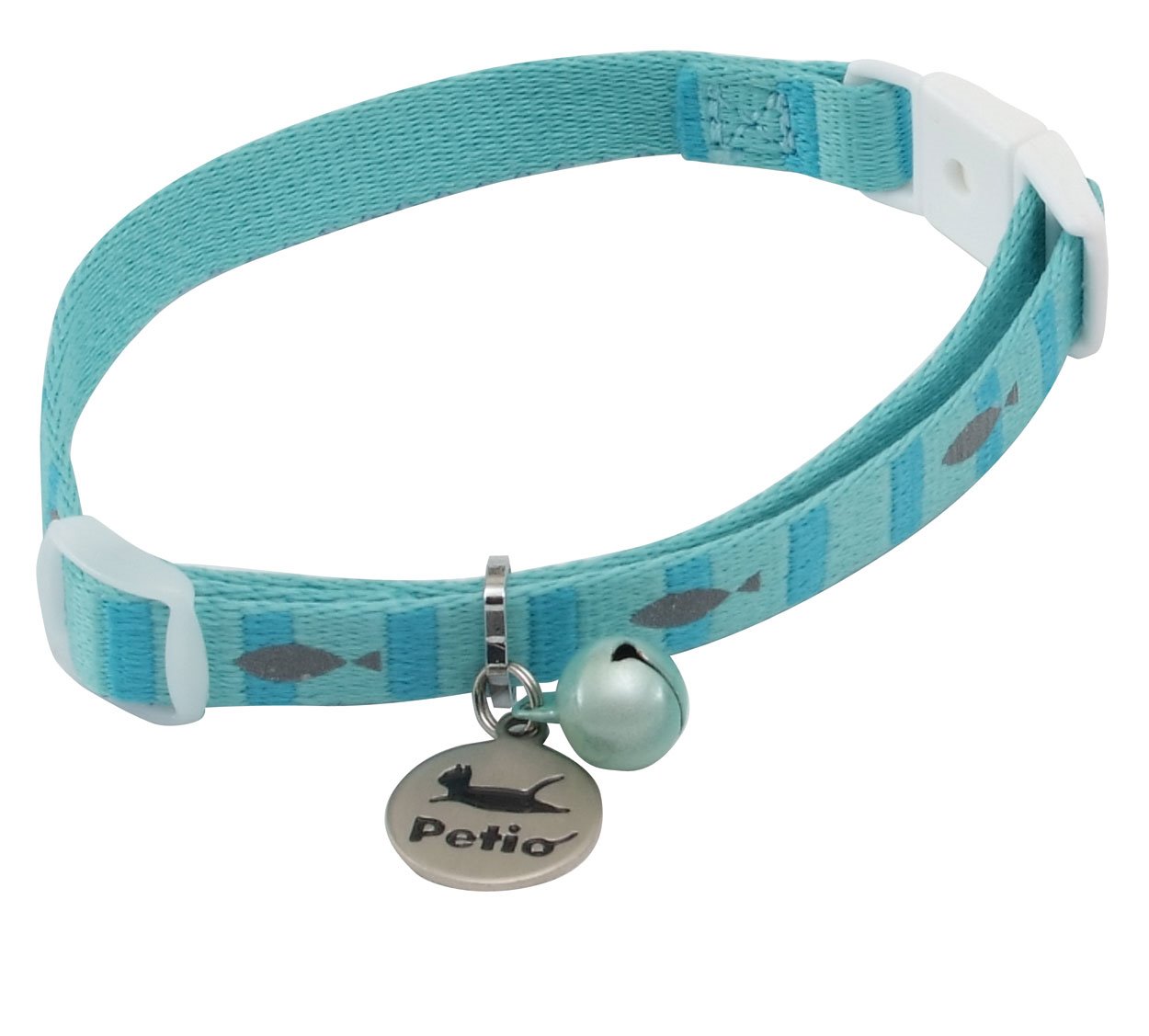 ペティオ CAT　COLLAR　フィッシュボーダーカラー　ブルー