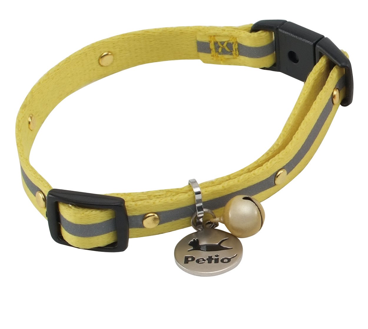 ペティオ CAT　COLLAR　ラインカラー　イエロー