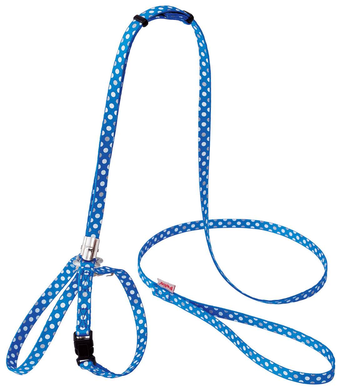 ペティオ CAT　HARNESS　ドットハーネスリード　ブルー