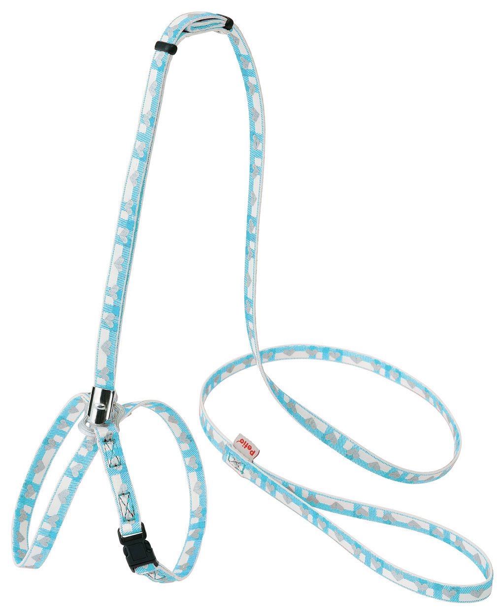 ペティオ CAT　HARNESS　チェックハーネスリード　ブルー
