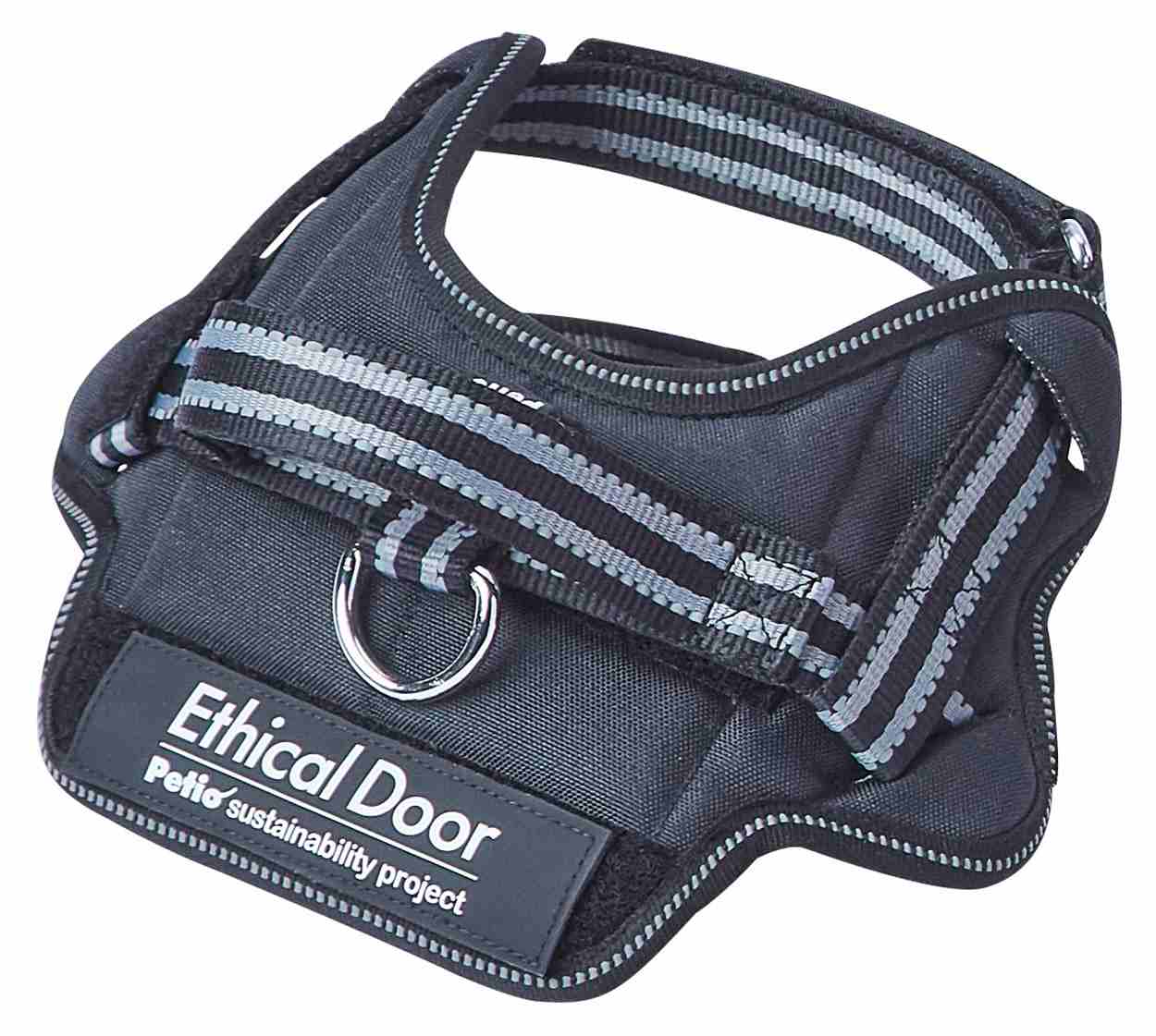 ペティオ 犬用胴輪　EthicalDoor　イージーウェアハーネス　ブラック S