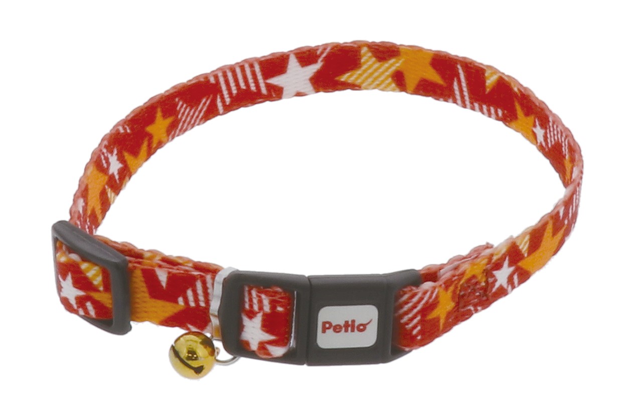 ペティオ CAT　COLLAR　スターカラー　レッド