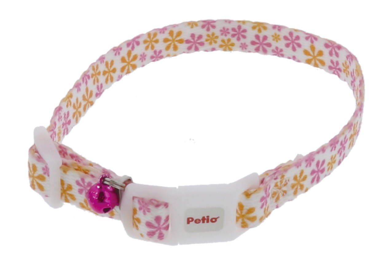 ペティオ CAT　COLLAR　フラワーカラー　ピンク