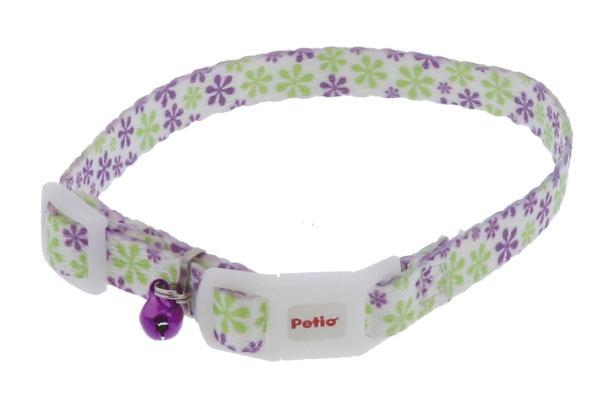 ペティオ CAT　COLLAR　フラワーカラー　パープル
