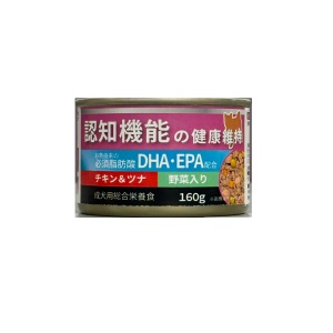 ペット工房 認知機能の健康維持 チキン&ツナ 野菜入り 160g