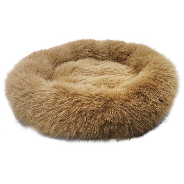 inunekoneru ふわくるみベッド ゴールド Lサイズ