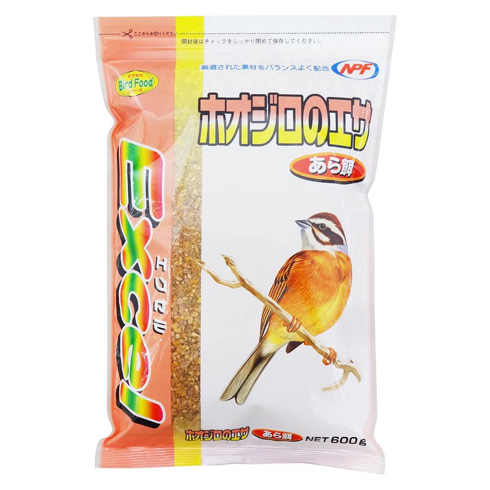 エクセル　ホオジロのエサ　あら餌 600g
