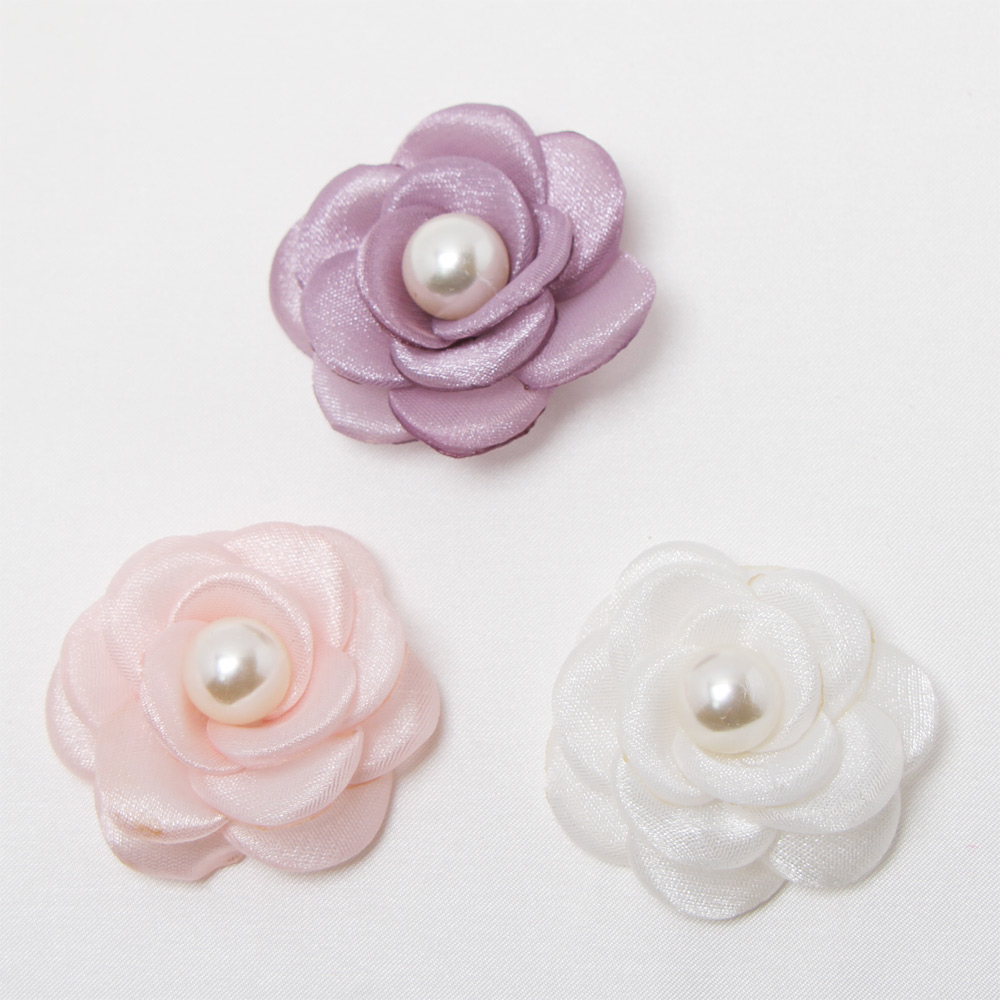 パール ローズ リボン 15個/30個 （ 15個 ）