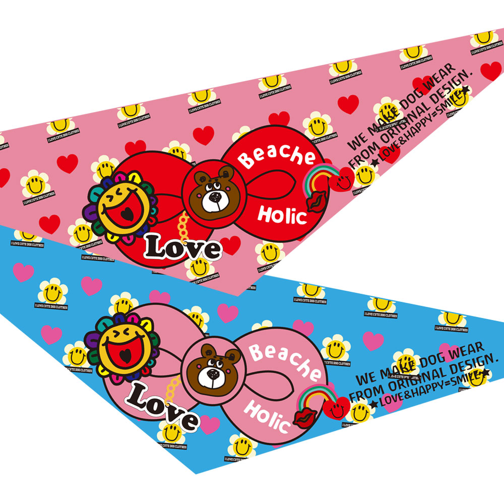 デザインバンダナ　リボンべー君10枚【サイズ：SS/S/M】 7131S