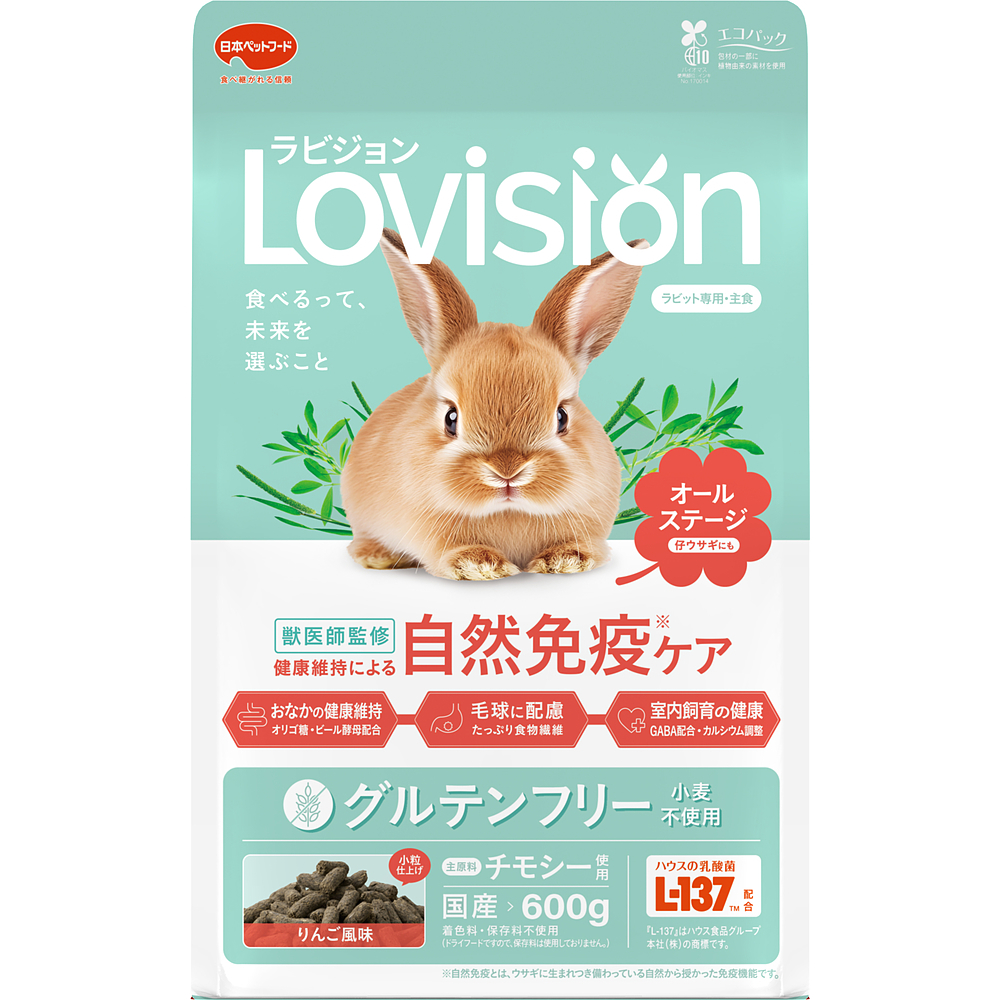 ラビジョン ラビットフード オールステージ 600g