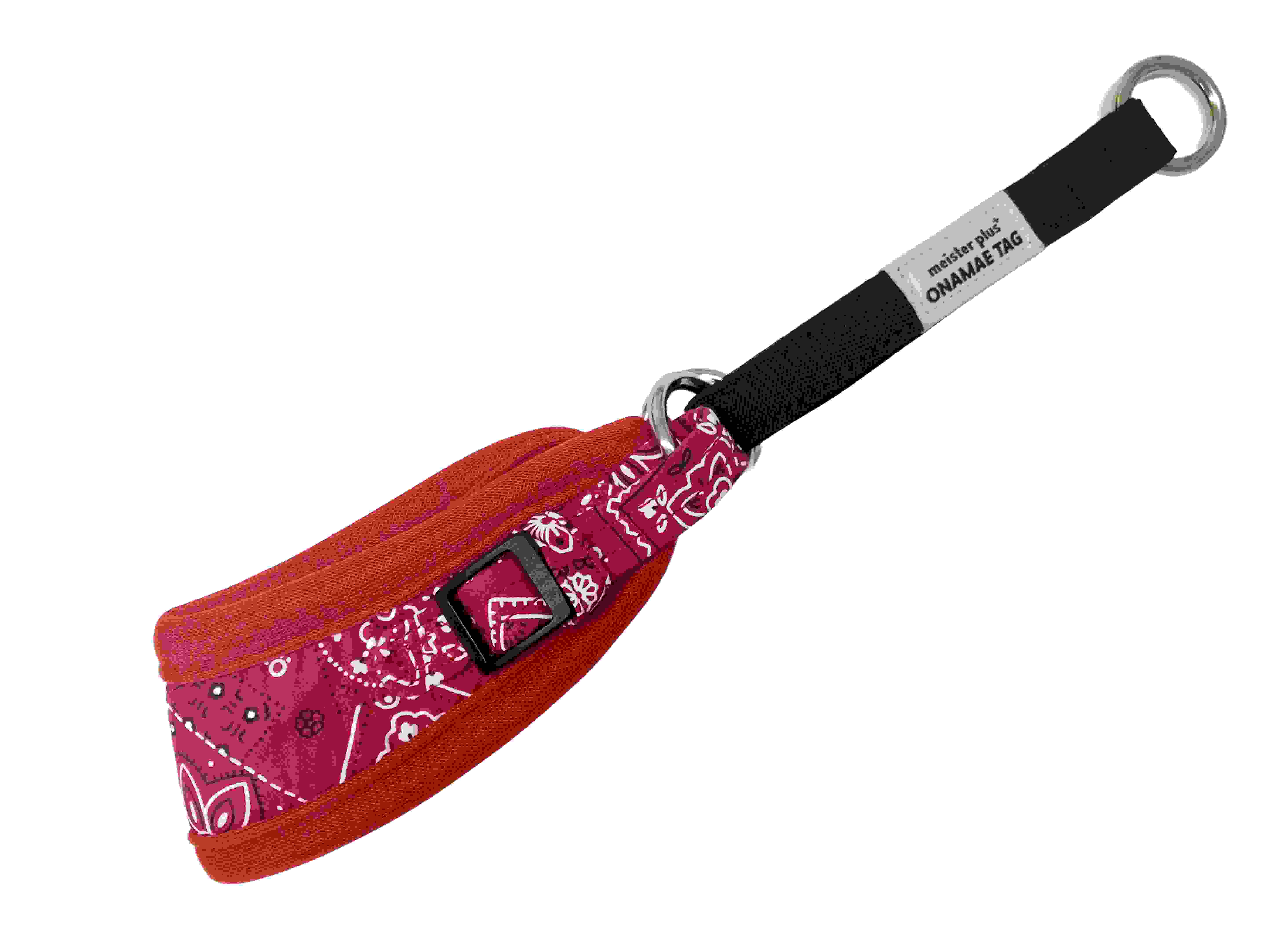 はじめてのしつけ首輪　バンダナ M　レッド