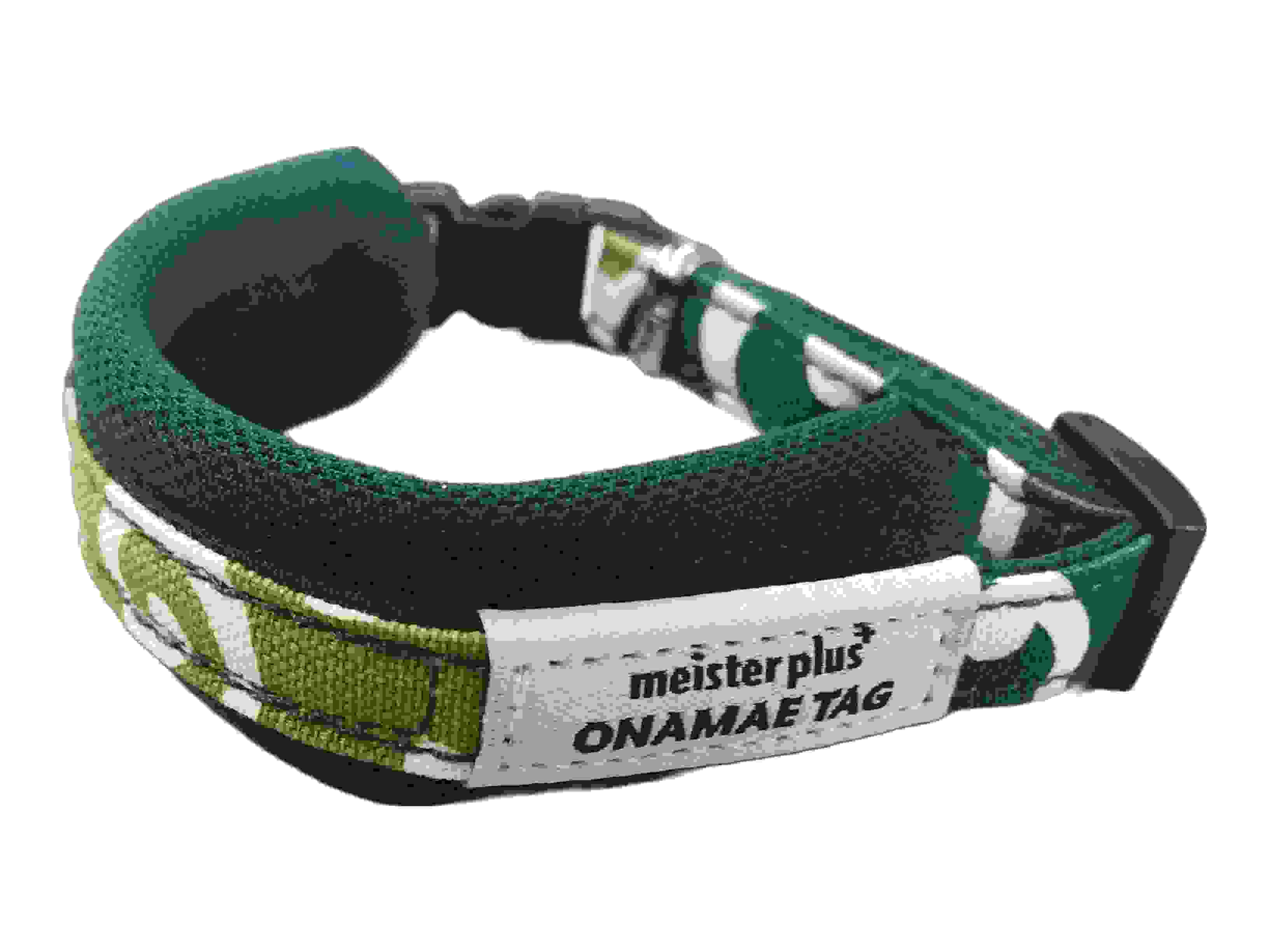 ONAMAEソフティキャットカラー　カラクサ S　グリーン