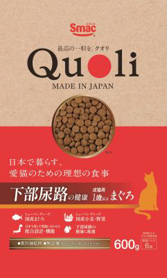 Quoli 下部尿路 成猫用 まぐろ６００ｇ