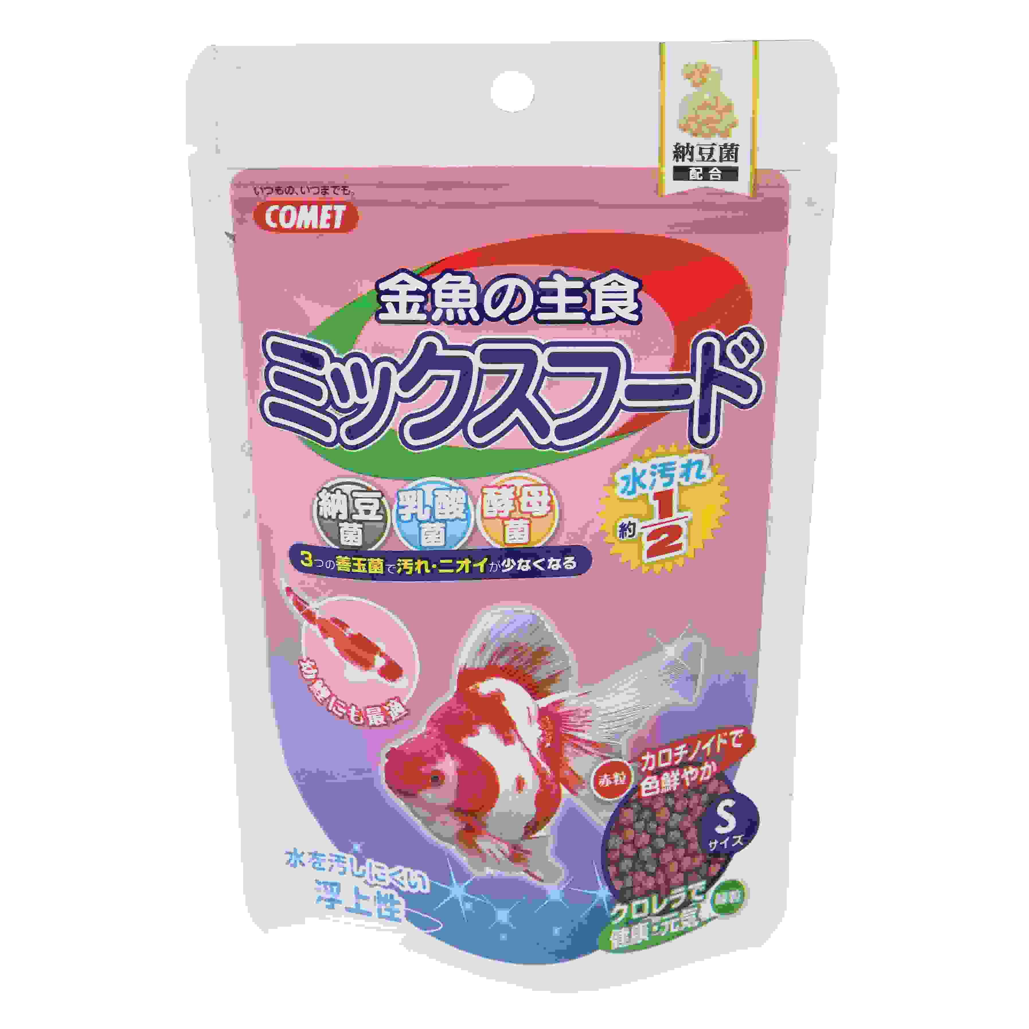 コメット 金魚の主食ミックスフード納豆菌 90g