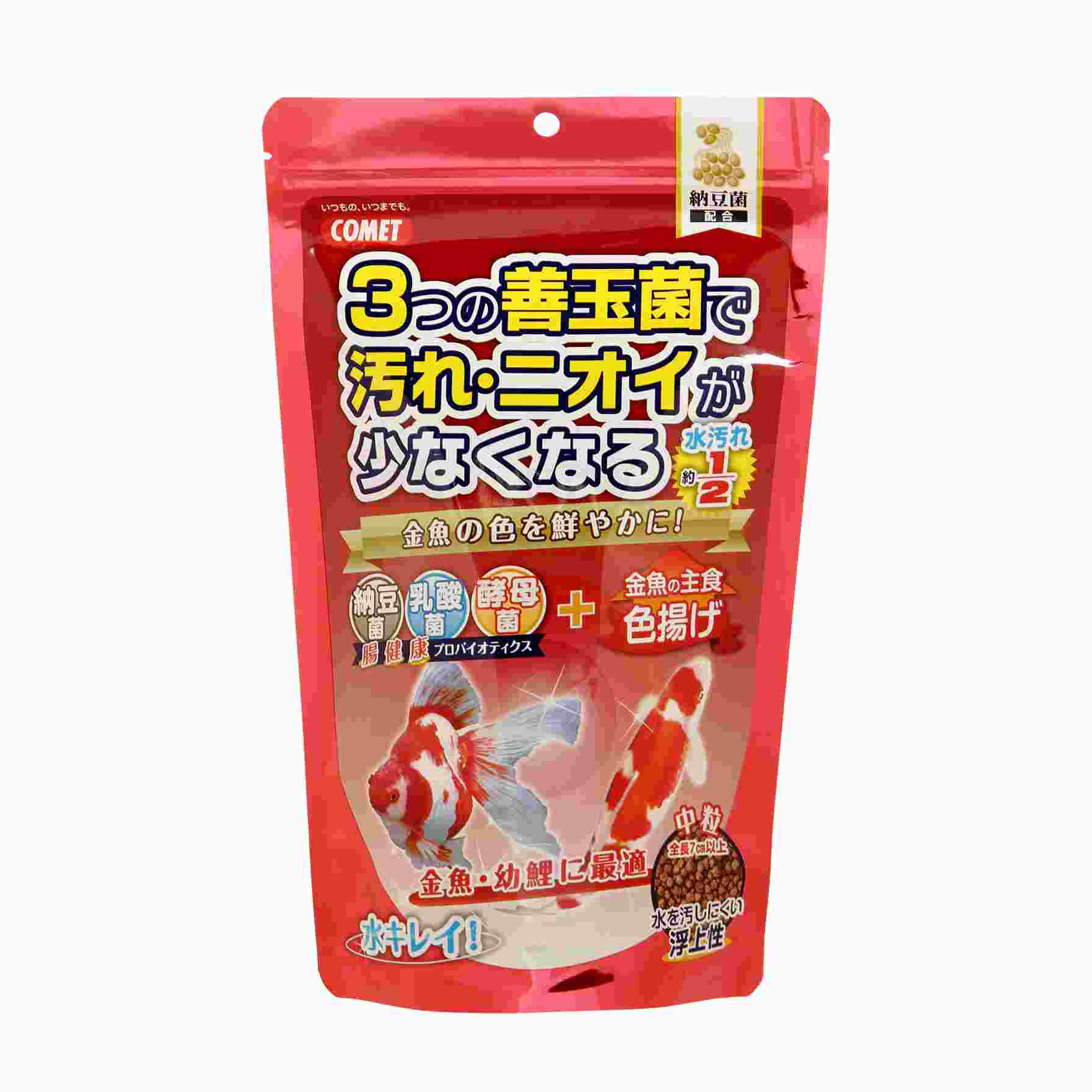 コメット 金魚の主食納豆菌　色揚げ　中粒 430g