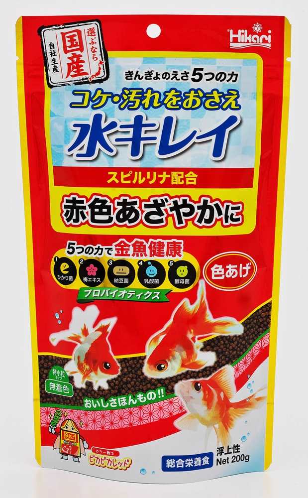 ひかり きんぎょのえさ5つの力　色あげ〈特小粒〉 200g