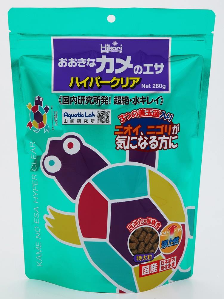 ひかり おおきなカメのエサハイパークリア 280g