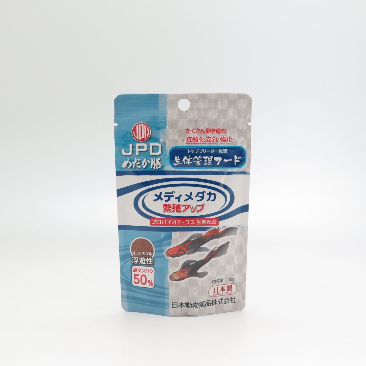 JPD めだか膳メディメダカ　繁殖アップ 40g