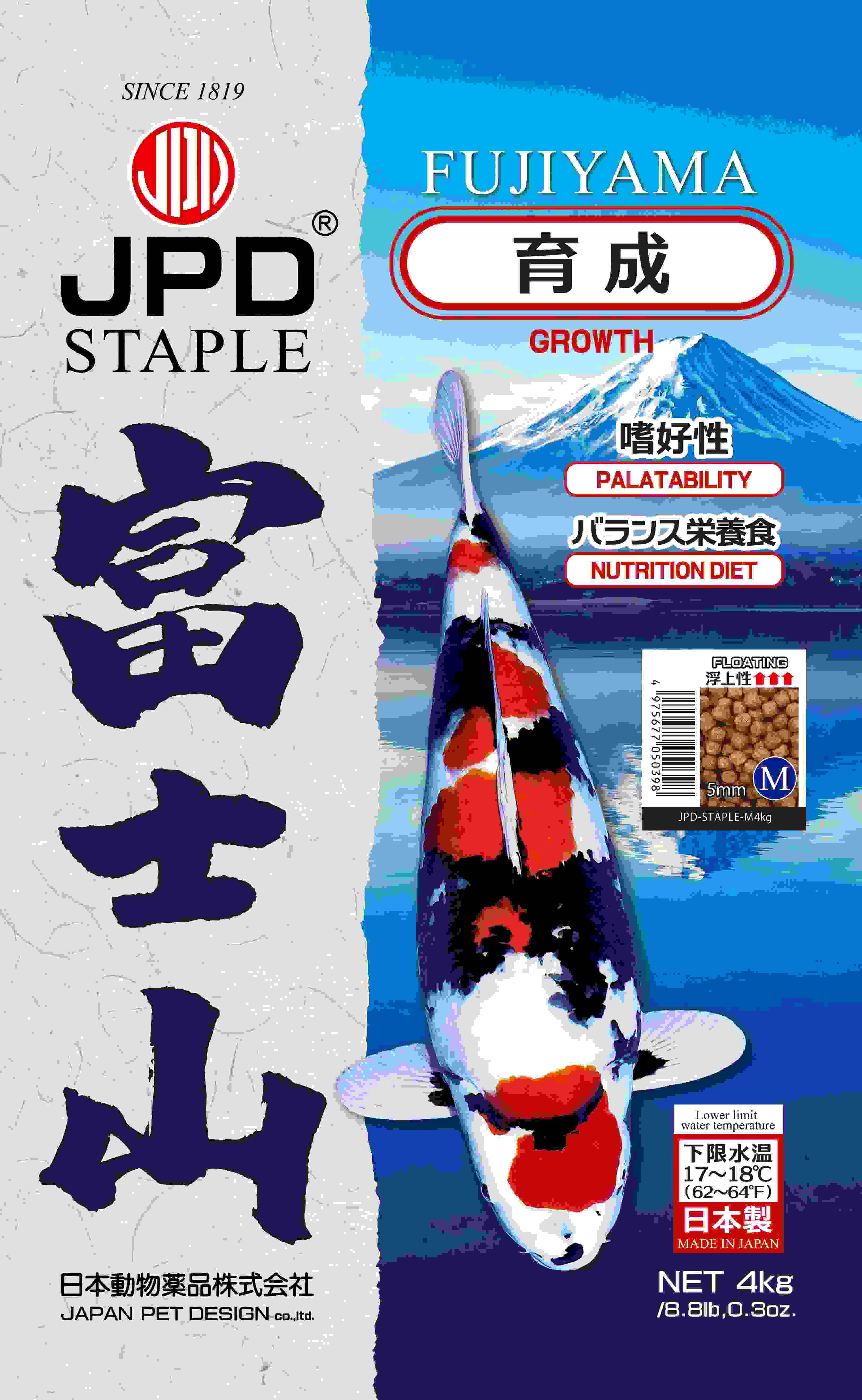 JPD 富士山浮上性　Mサイズ 4kg