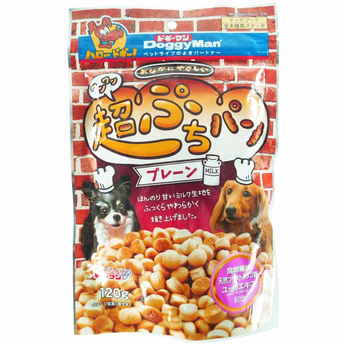 ドギーマン おなかにやさしい　ワンワン超ぷちパン 120g