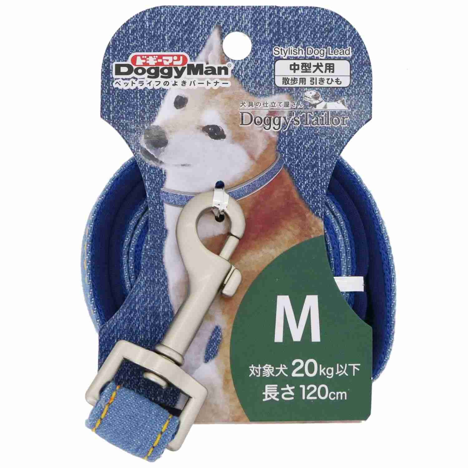 ドギーマン Doggy's Tailor ドッグリード(ひきひも) デニムスタイル M