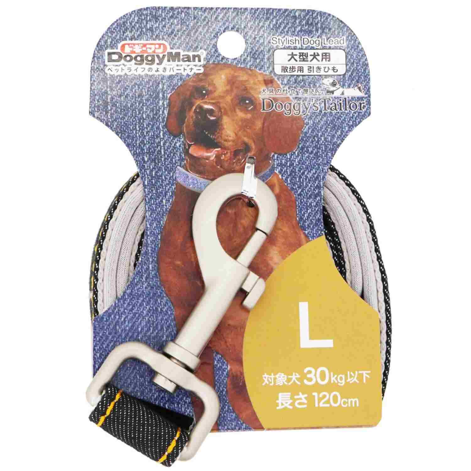ドギーマン Doggy's Tailor ドッグリード(ひきひも) デニムスタイル L