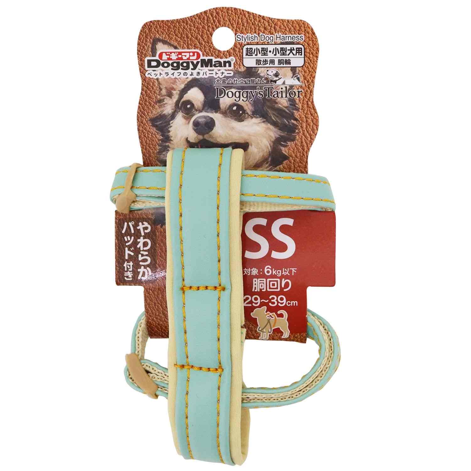 ドギーマン Doggy's Tailor ドッグハーネス(どうわ) レザースタイル SS