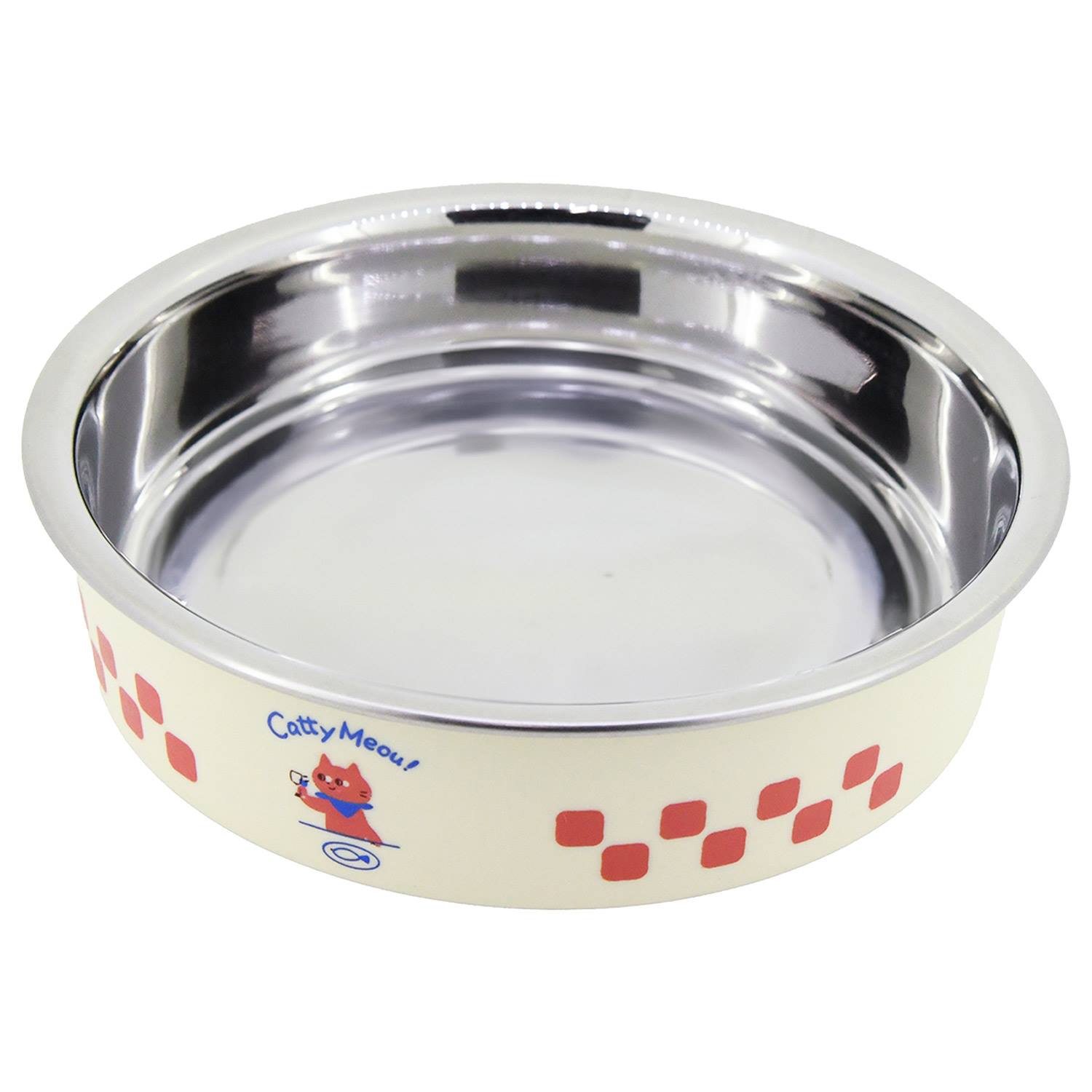 ステンレスの食器 ごはんにゃわん 猫用 ダイナー