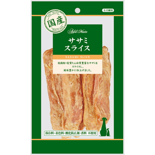 素材トリーツ ササミスライス 6枚入