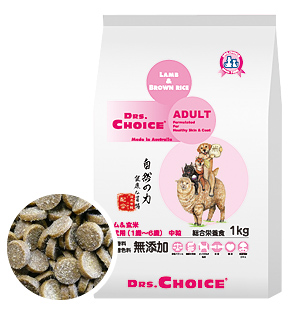 ドクターズチョイス 成犬用 ラム&玄米 中粒 3kg