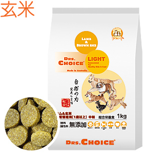 ドクターズチョイス 体重管理用 ラム&玄米 中粒 3kg