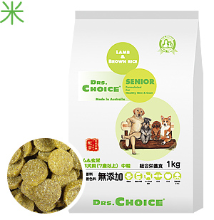 ドクターズチョイス 高齢犬用 ラム&玄米 中粒 3kg