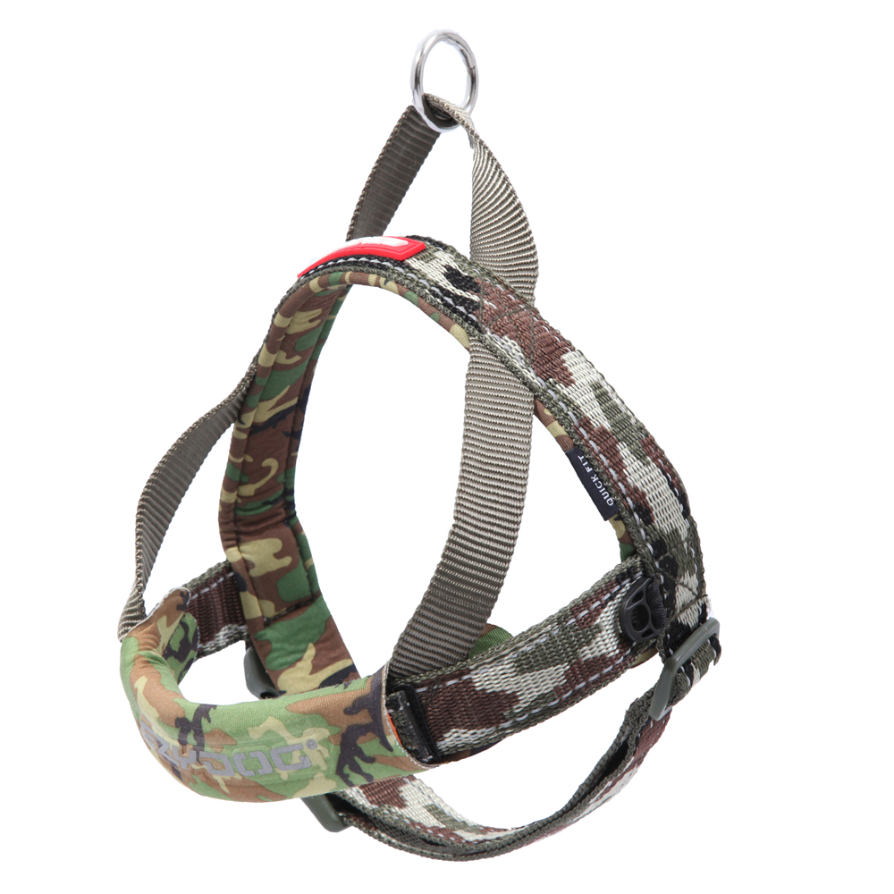 EZYDOG クイックハーネス グリーンカモ S