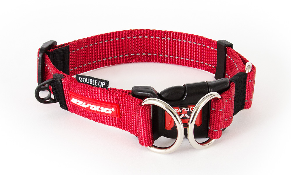 EZYDOG ダブルロックカラー レッド M