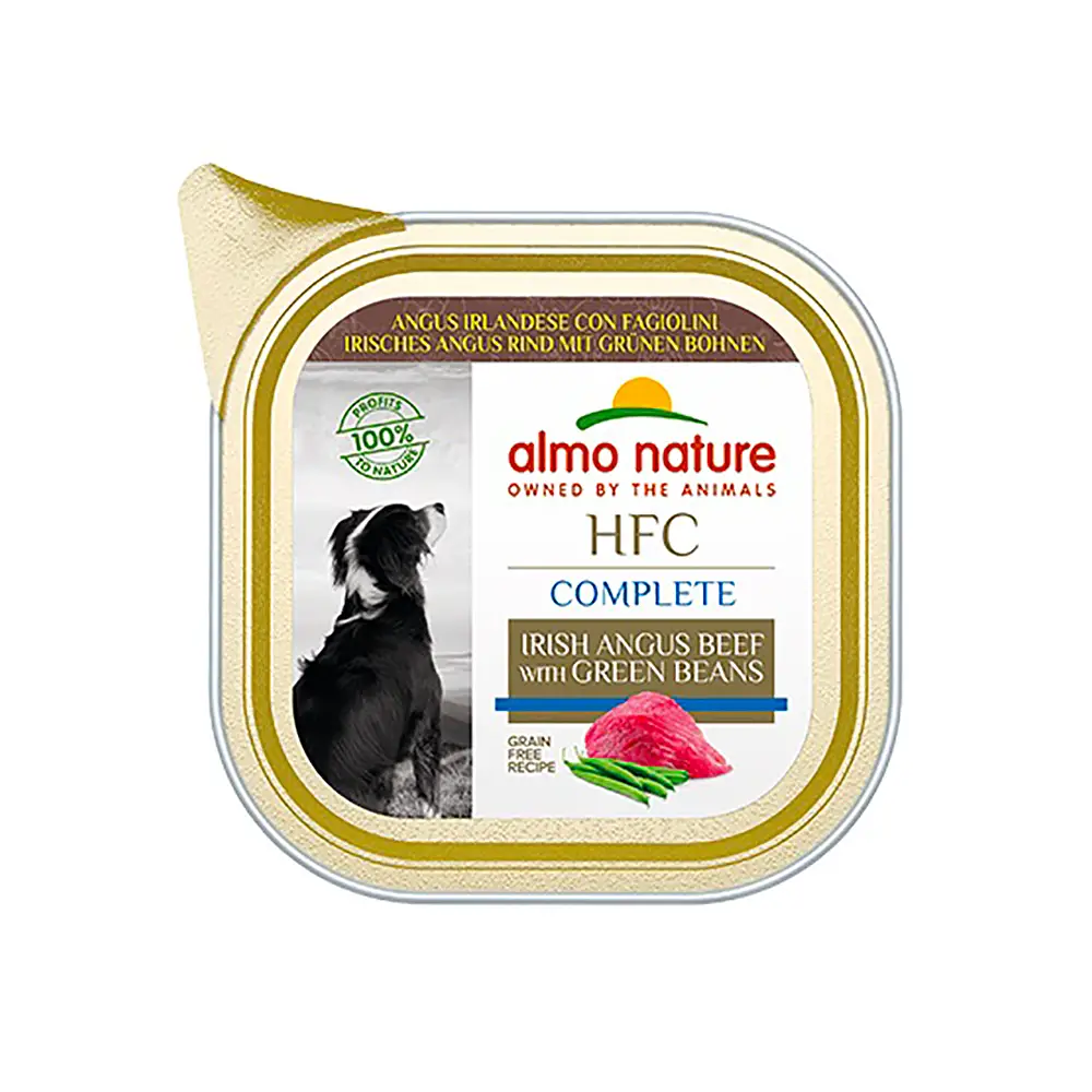 アルモネイチャー コンプリートドッグ アイリッシュアンガスビーフのグリーンビーンズ添え 85g