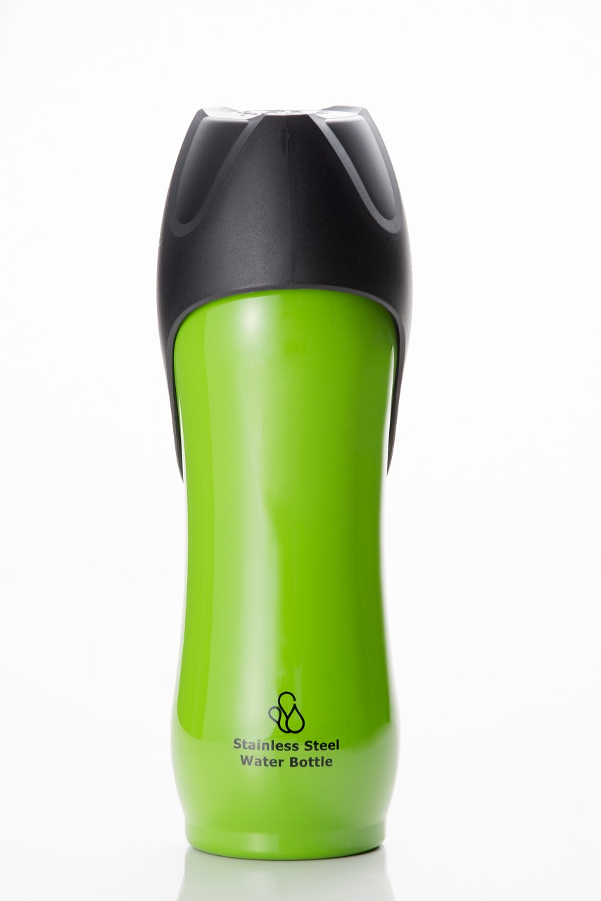 ループ ステンレスボトル Lサイズ グリーン