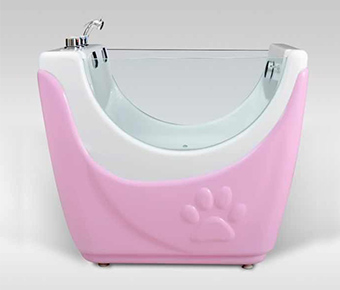 【終売】 ハッピードッグバス ふわわん H-M-J-1303 小型犬～中型犬 （マイクロバブルシャワーヘッド+ジェットバブル+LED） 各色 （ ピンク ）